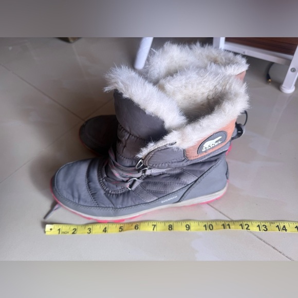 Sorel Whitney II Pink Grey Snow Water Proof Outdoor Hiking Rain Boots Size 10 - Picture 8 of 16
